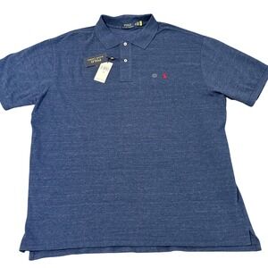 Polo Ralph Lauren Mens Blue Polo‎ Shirt Classic Fit Pony Logo 2XB NWT